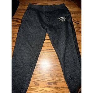Vans medium black joggers mens